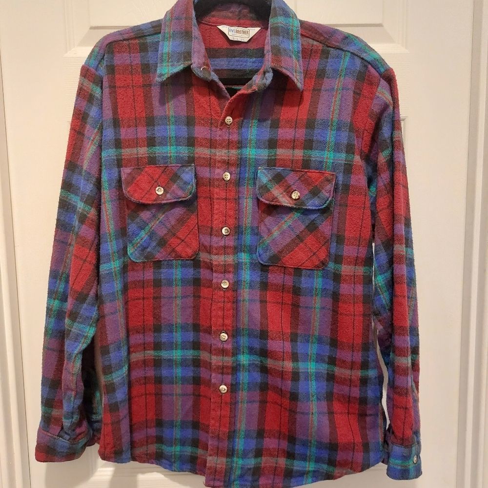 Five Brothers Men's Flannel Shirt szL